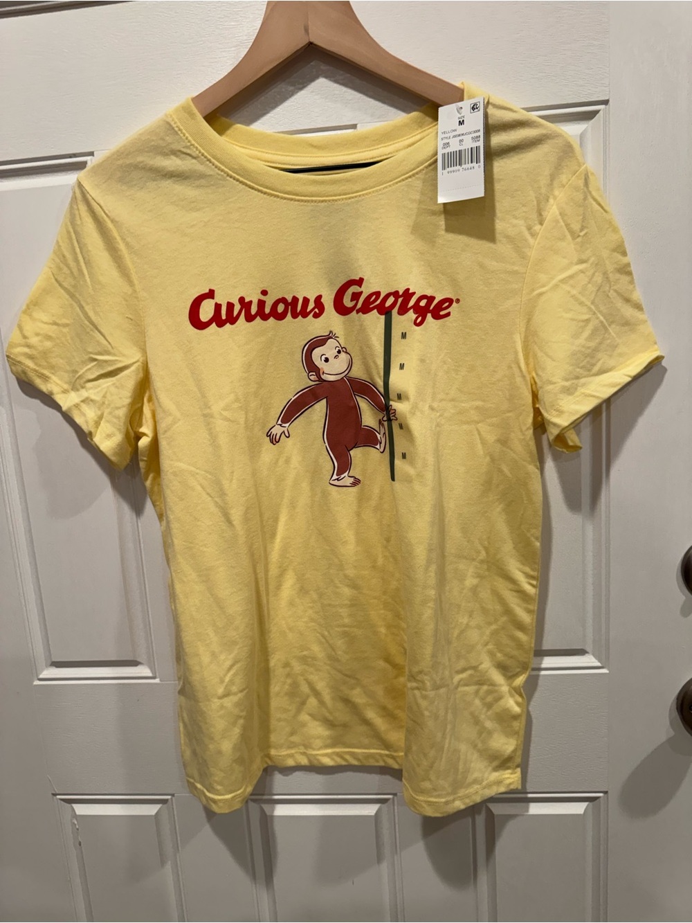 Ecko Unlimited Yellow Curious George Tee with Red Logo